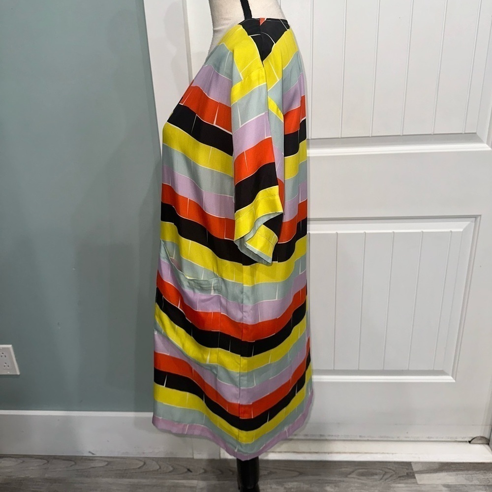 Anthropologie Dusen Dusen Multicolored Striped Tunic dress size XS - Picture 9 of 13